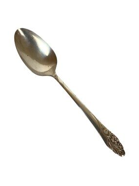 Oneida Community Evening Star Oval Soup Spoon Silver Plate Vintage 1950